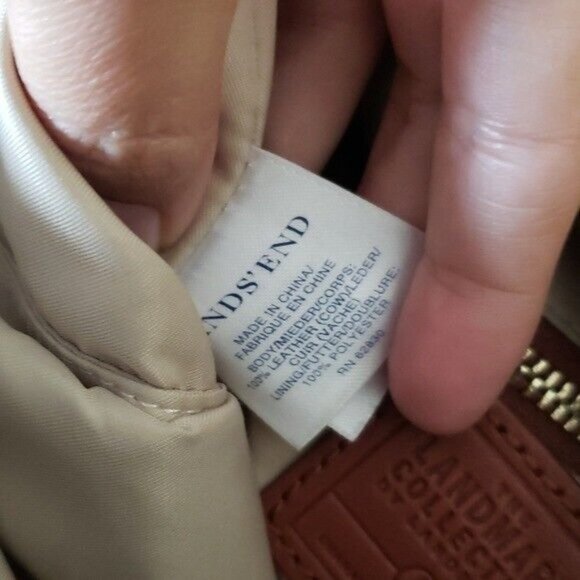 Lands'end The Landmark Collection Leather Bag - Picture 12 of 16